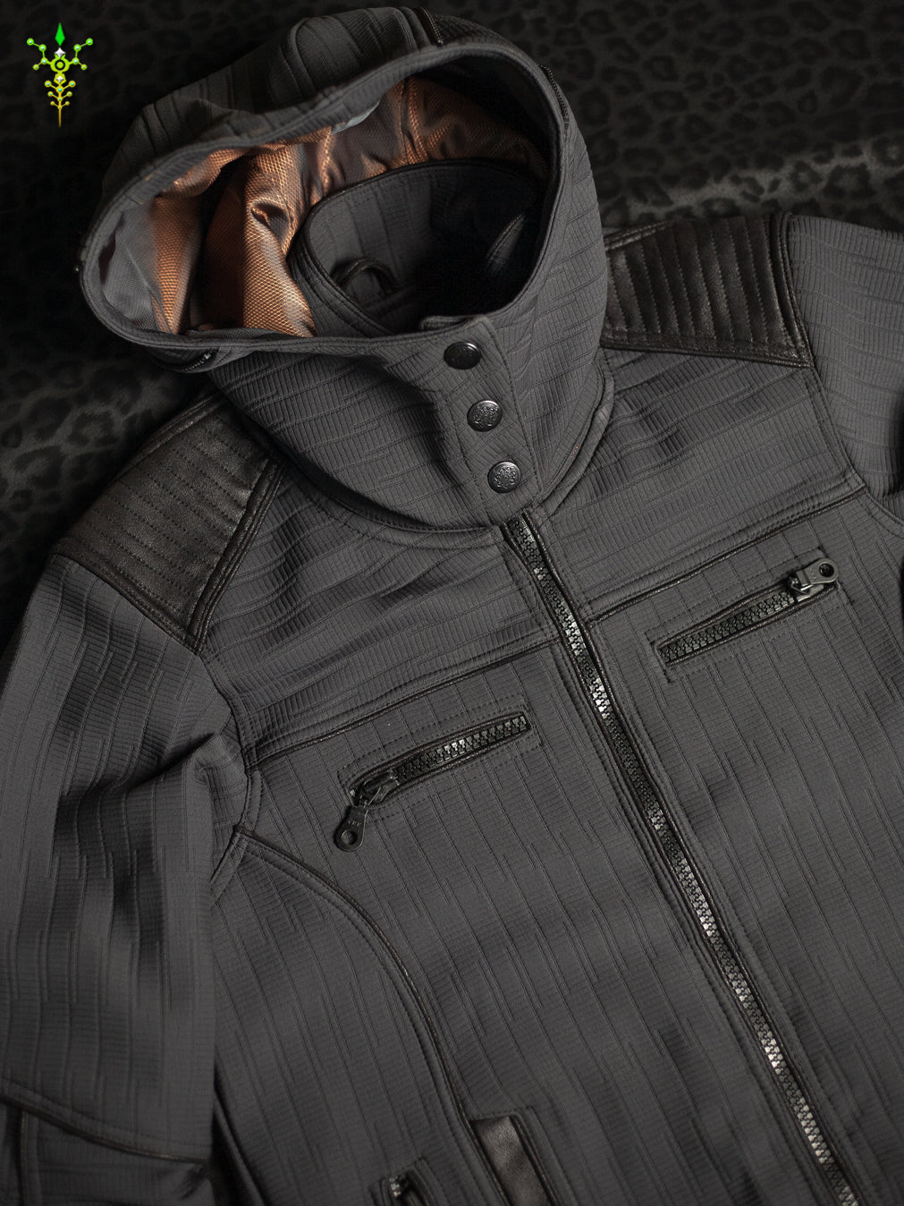 Hooded Jacket Men ALIEN / High Tech - NIGHT ASH