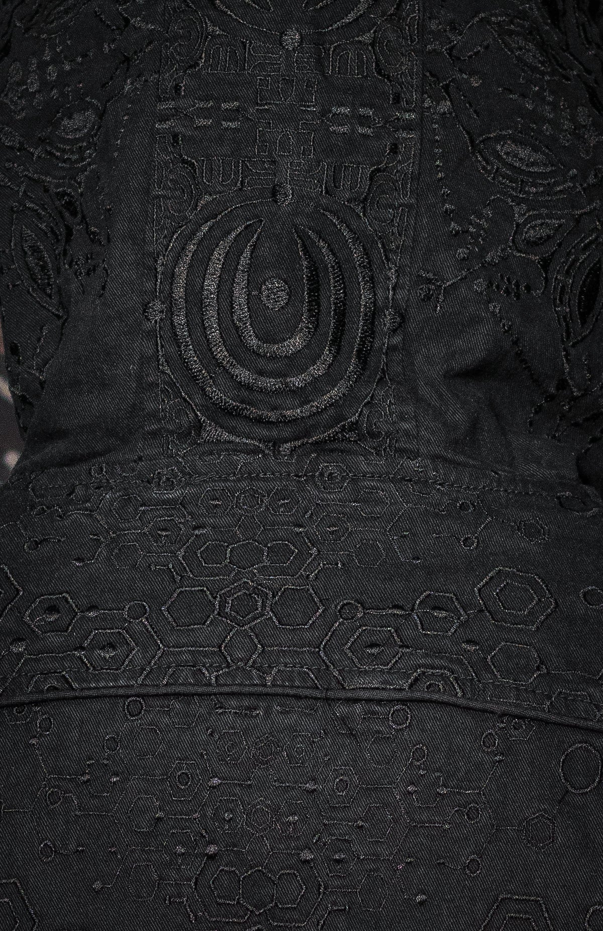 Jacket Men / Denim Stretchy Digital Embroidery Stonewashed - KAMBOZII PENTA