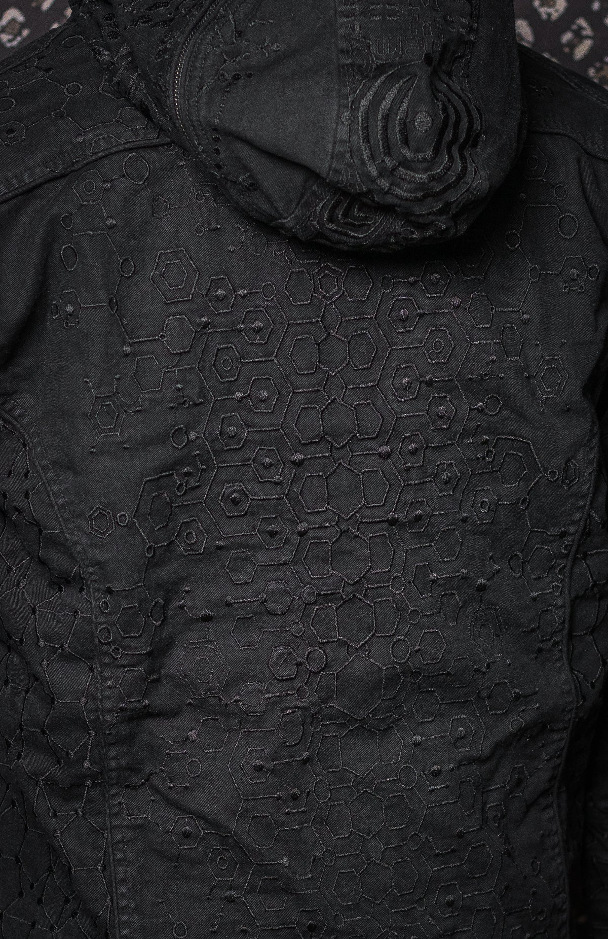 Jacket Men / Denim Stretchy Digital Embroidery Stonewashed - KAMBOZII PENTA