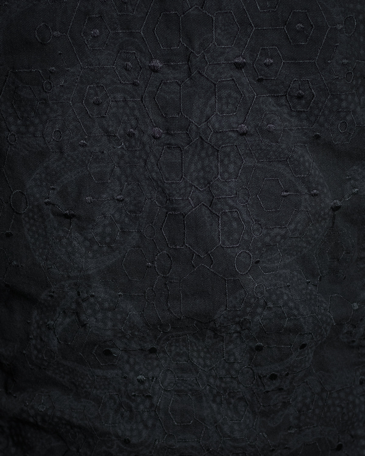 Jacket / Denim Stretchy Laser Print Digital Embroidery Stonewashed - DRAGONS KAMBOZII PENTA