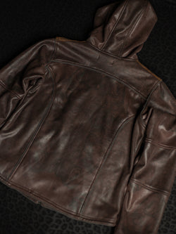 Jacket Men / High Tech Fake Leather  - Brown BUFO CORALIA