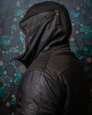 Jacket Men / Fake Leather  - BLACK Rider
