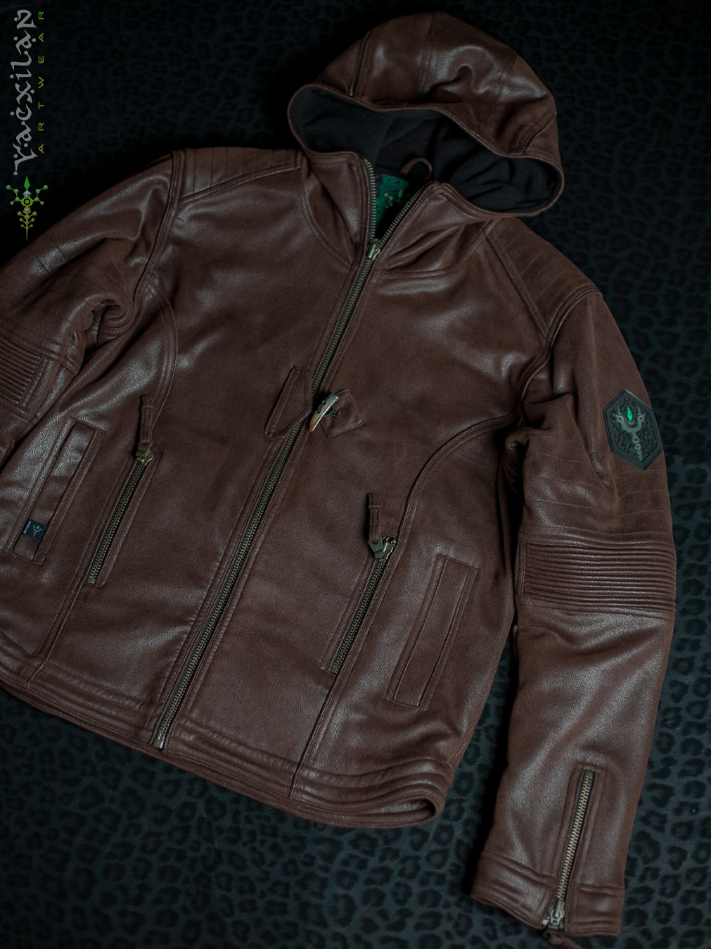 Jacket / Fake Leather - BROWN
