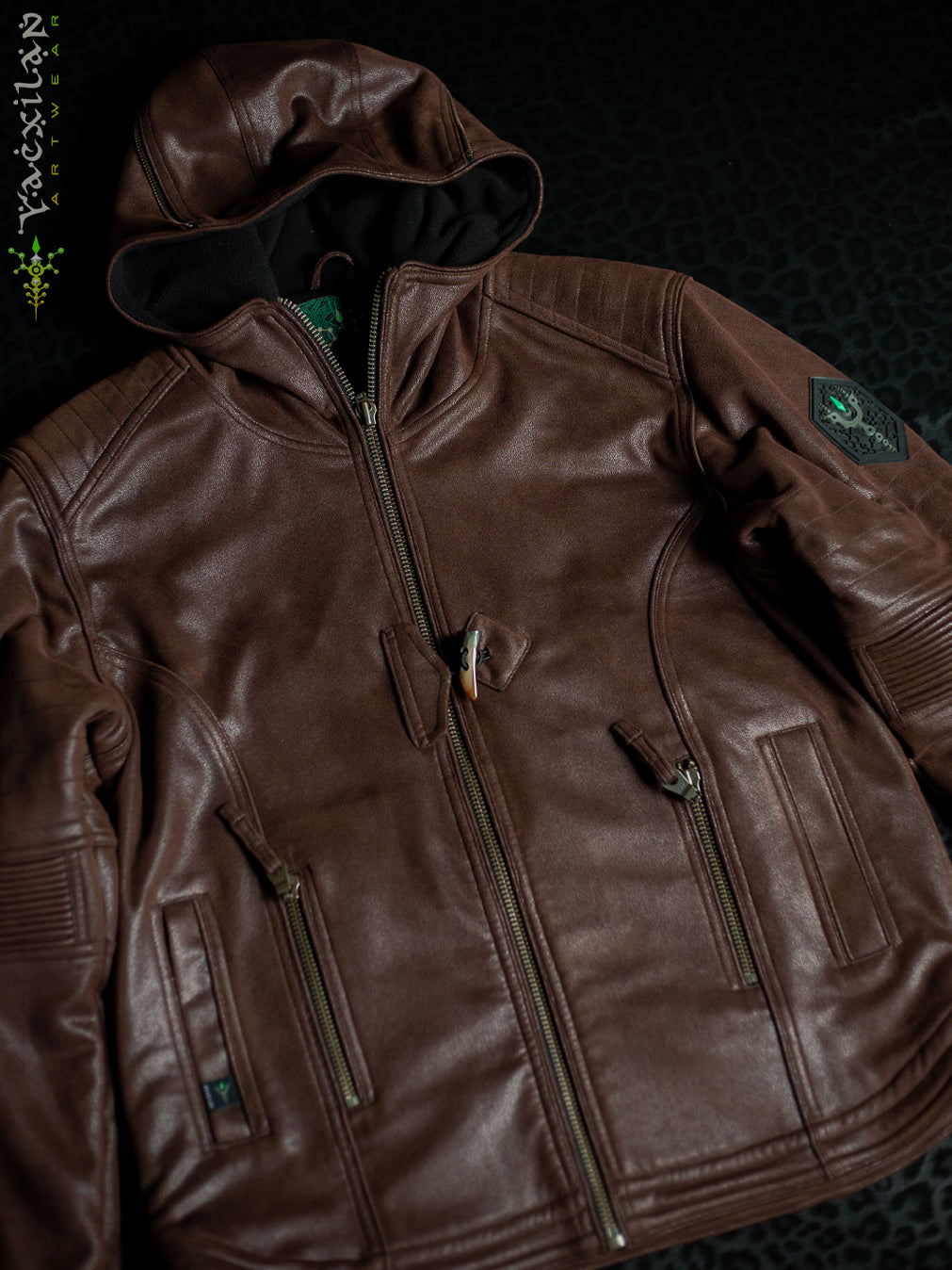 Jacket Men / Fake Leather - BROWN