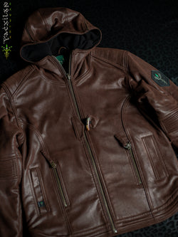 Jacket Men / Fake Leather - BROWN