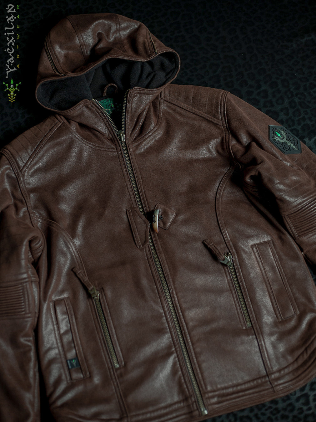 Jacket / Fake Leather - BROWN