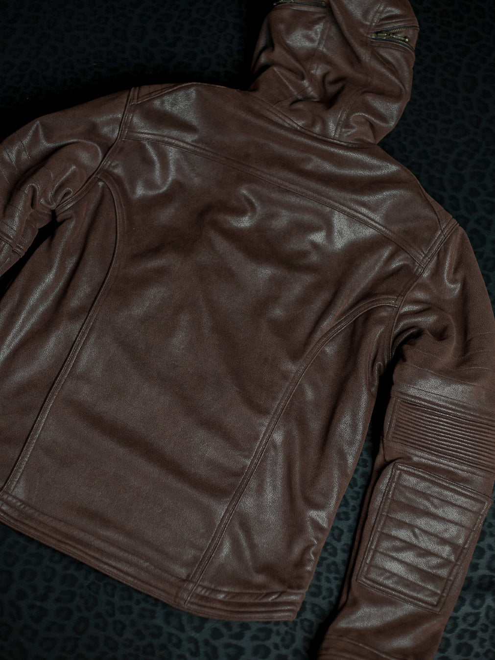 Jacket / Fake Leather - BROWN