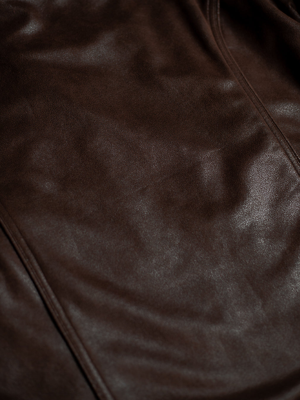 Jacket Men / Fake Leather - BROWN