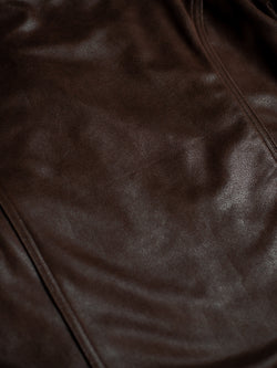 Jacket Men / Fake Leather - BROWN