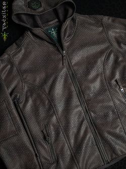 Jacket Men / High Tech Fake Leather  - Grey FROST