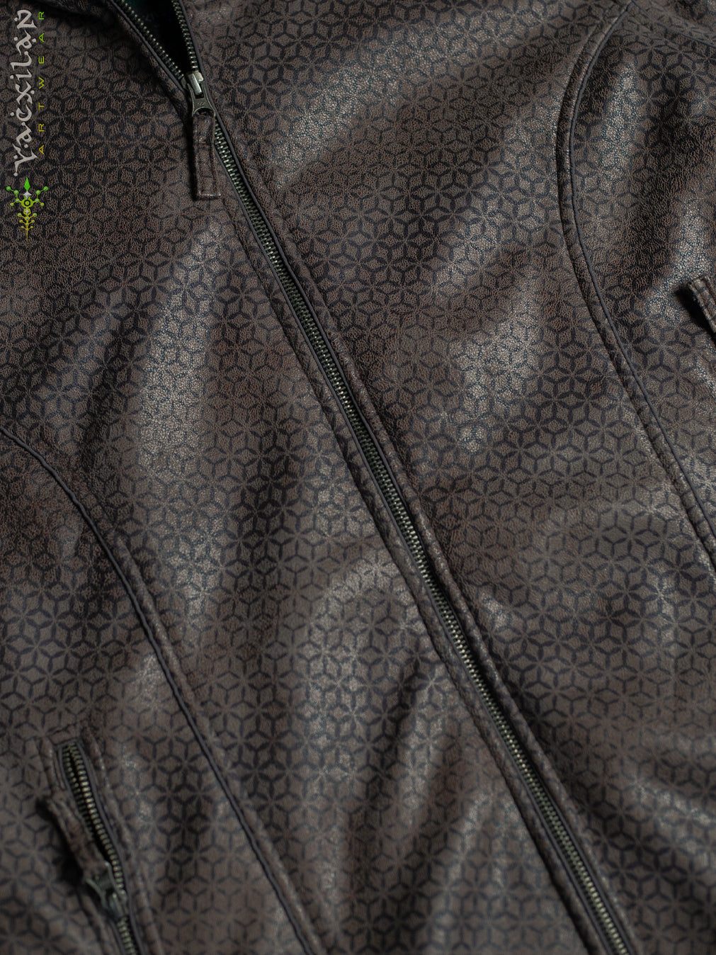 Jacket Men / High Tech Fake Leather  - Grey FROST