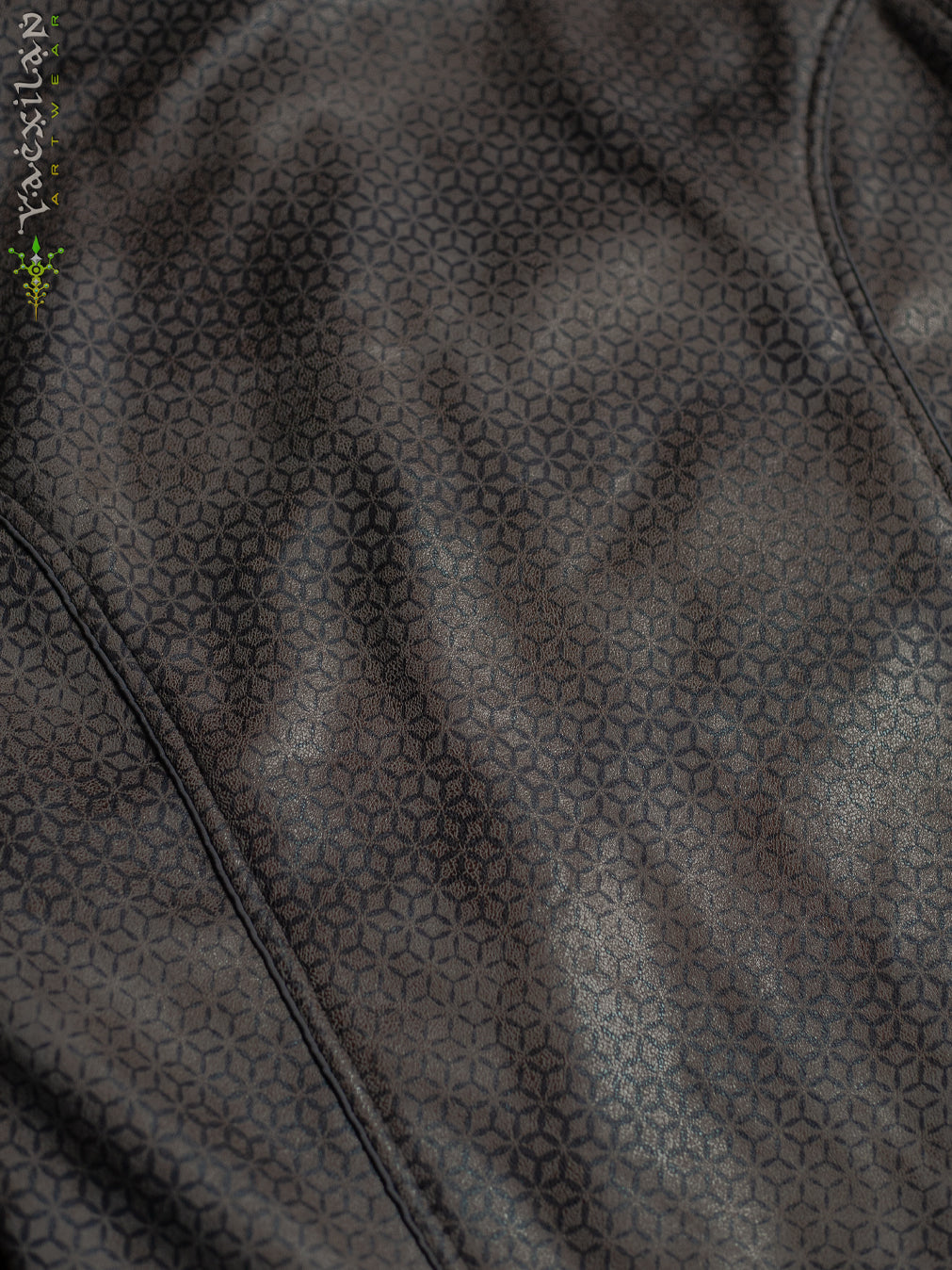 Jacket Men / High Tech Fake Leather  - Grey FROST