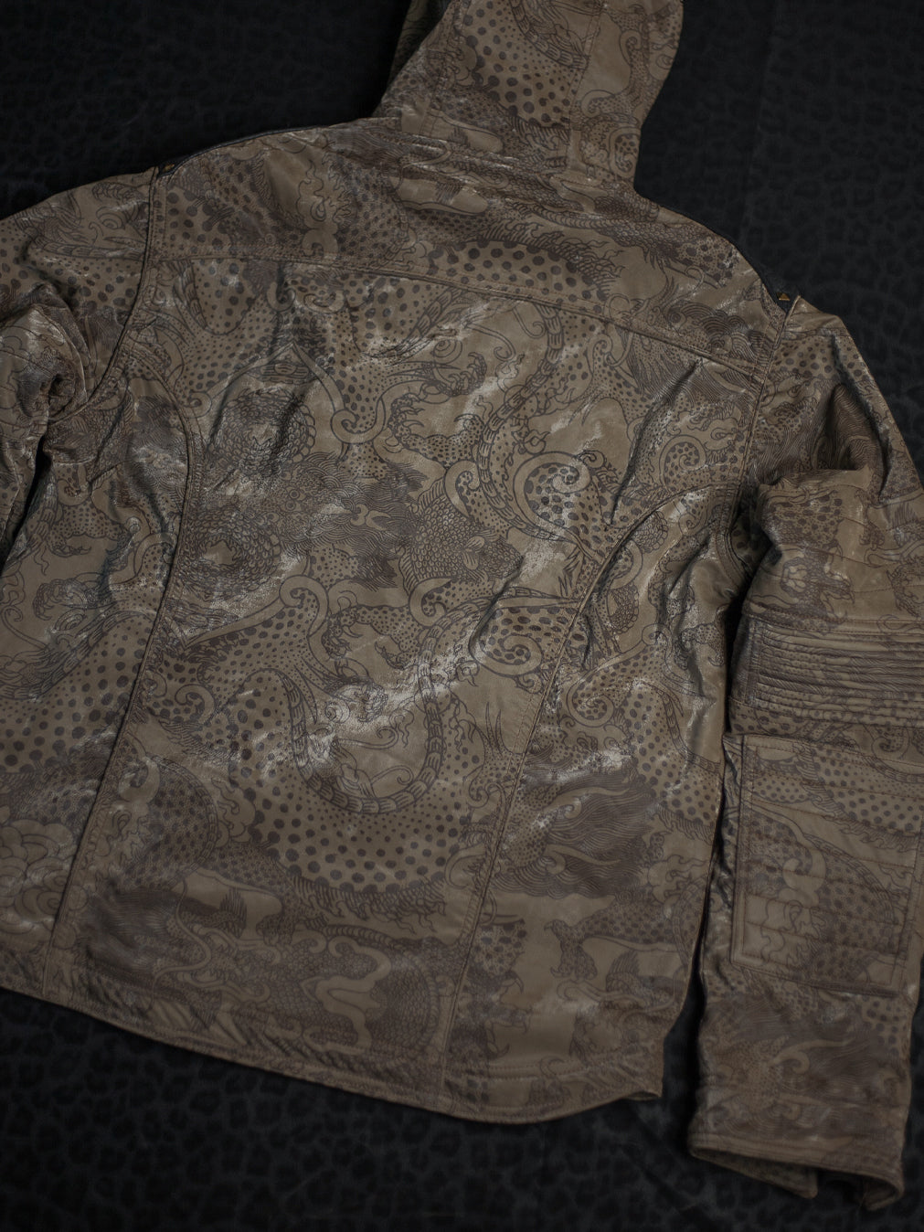 Jacket  / Waterproof Poliamide Viscose - DRAGONS Olive Flakes