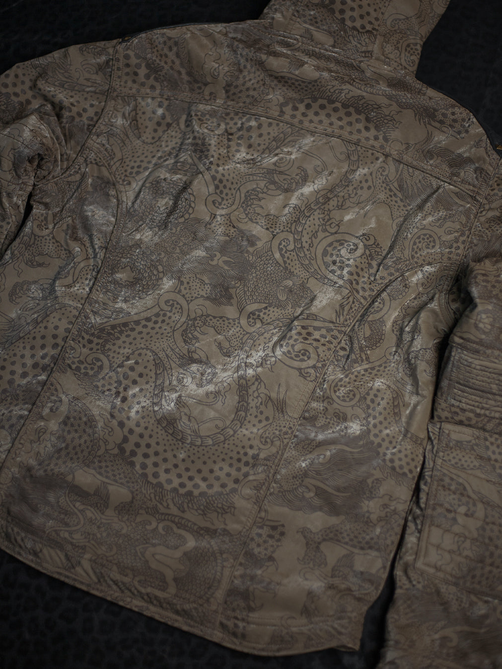 Jacket  / Waterproof Poliamide Viscose - DRAGONS Olive Flakes