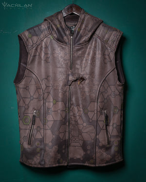 Jacket Men Sleeveless / Fake Leather High Tech - SHAMANKA