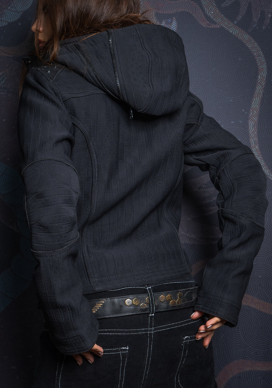 Hooded Jacket Woman / Alien High Tech - DARK ASH DRAGONS