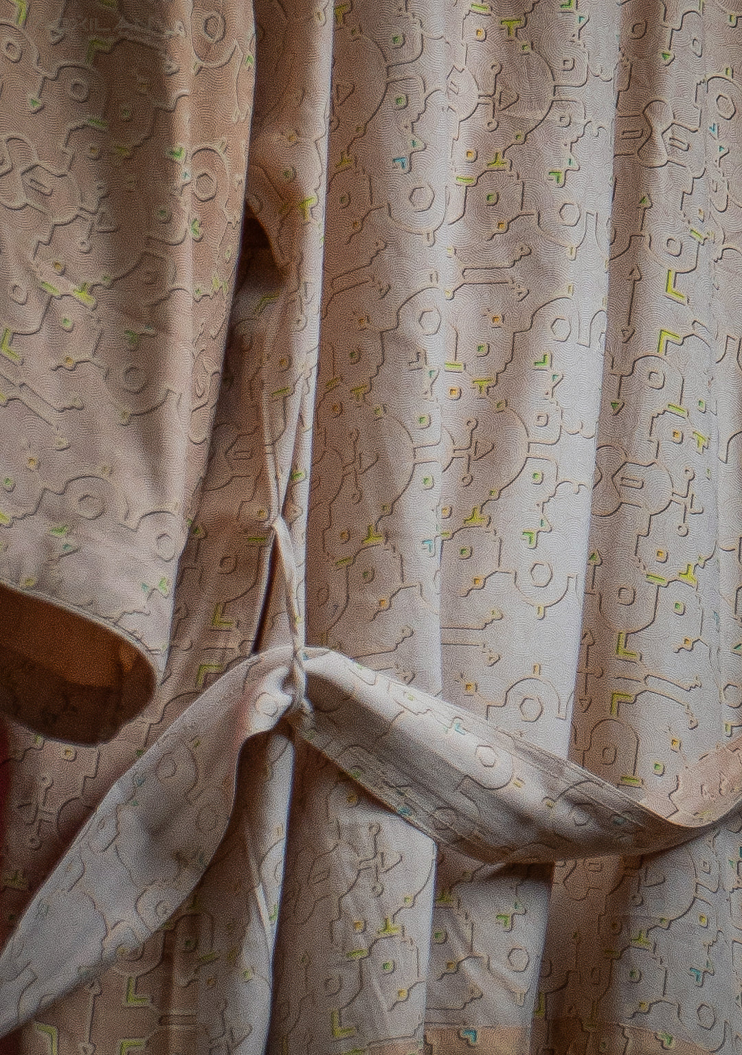 Classic Kimono / Chinese Silk  - REBIRTH OF IKARO Whitesands