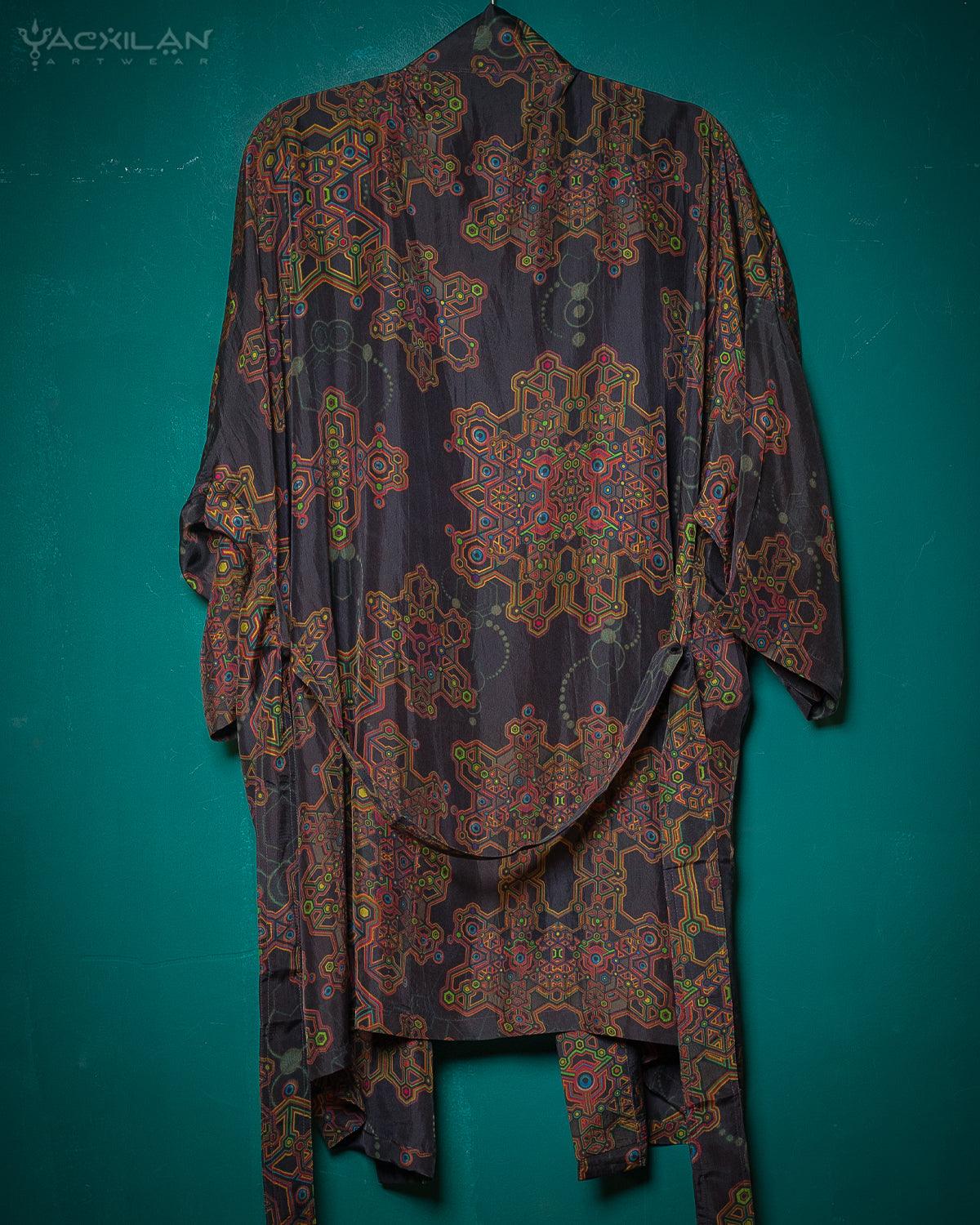 Kimono Woman Japanese Classic / Handwoven SILK - AFRODISIAKO - Yacxilan Artwear