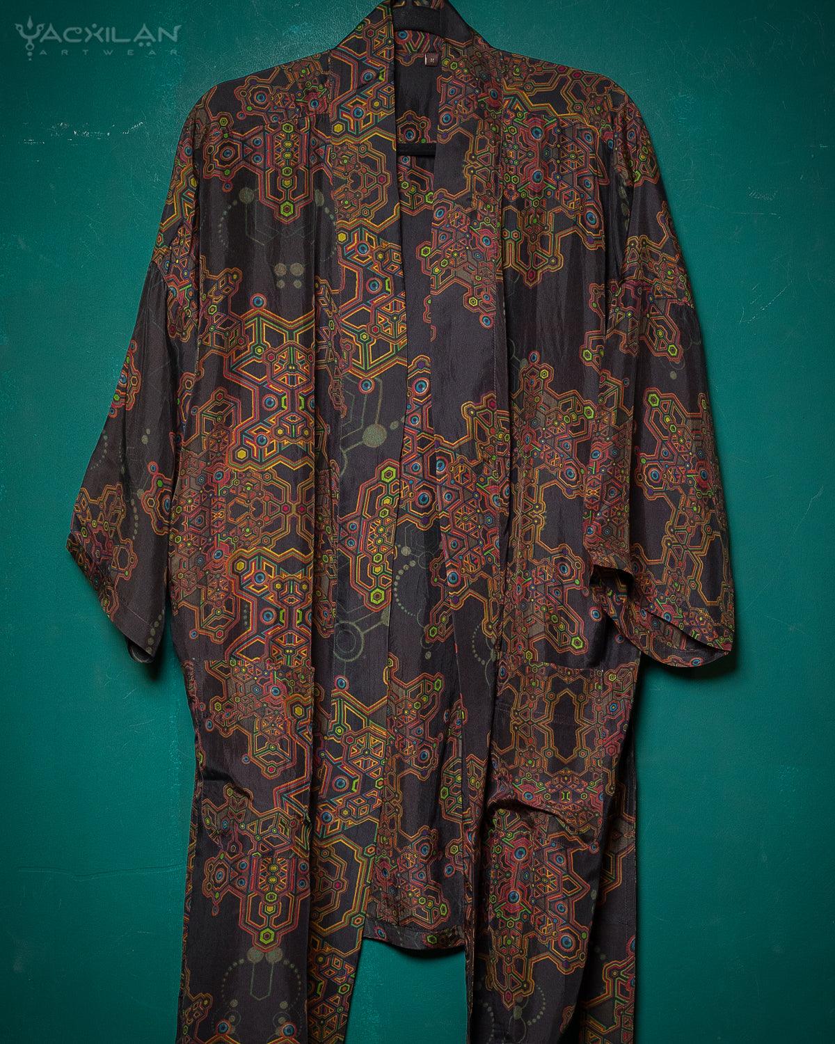 Kimono Woman Japanese Classic / Handwoven SILK - AFRODISIAKO - Yacxilan Artwear