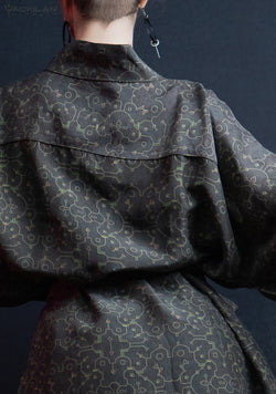 Japanese Kimono / Classic Chinese SILK  - REBIRTH OF IKARO Earth