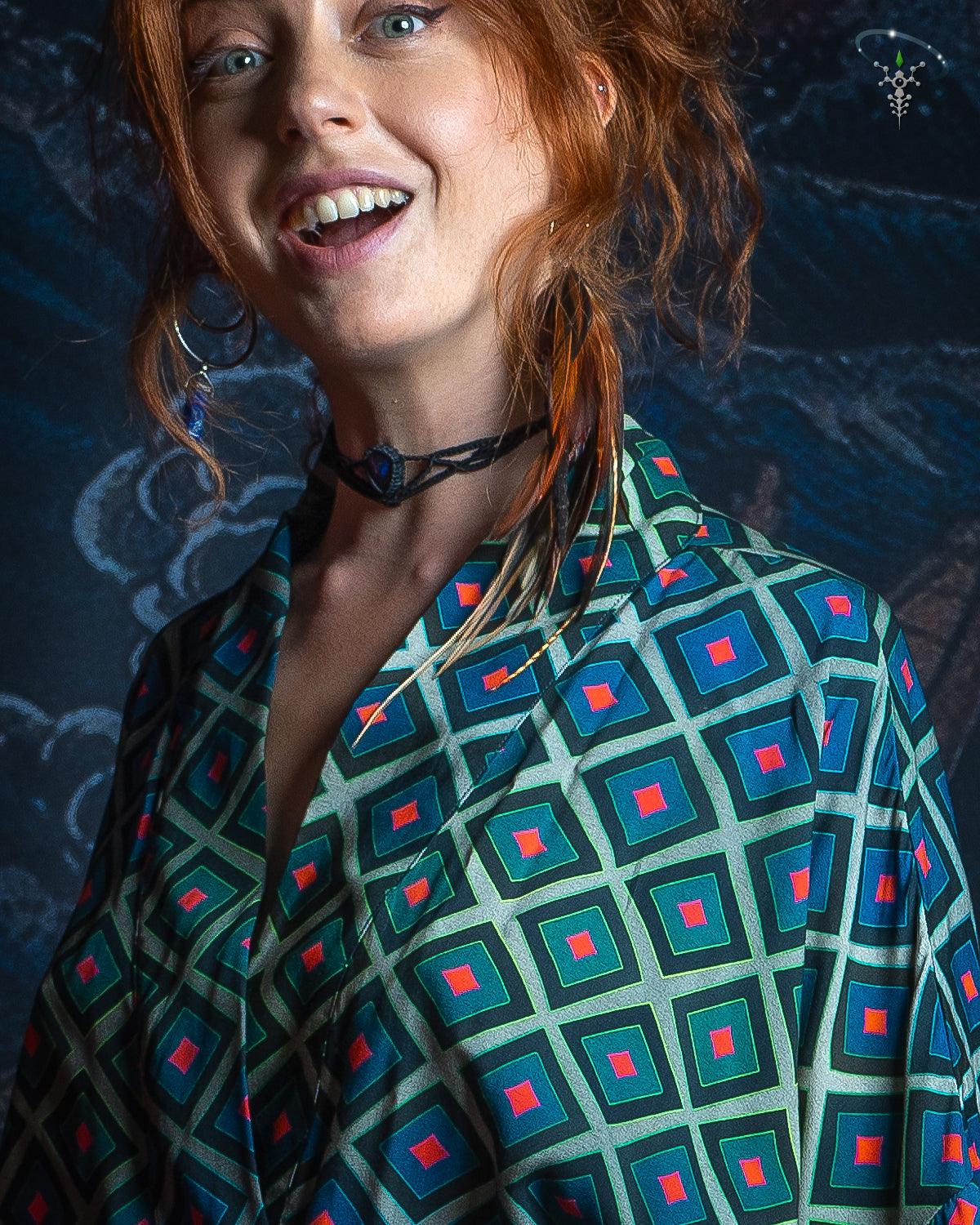 Japanese Kimono / Viscose - GURUCCI - Yacxilan Artwear