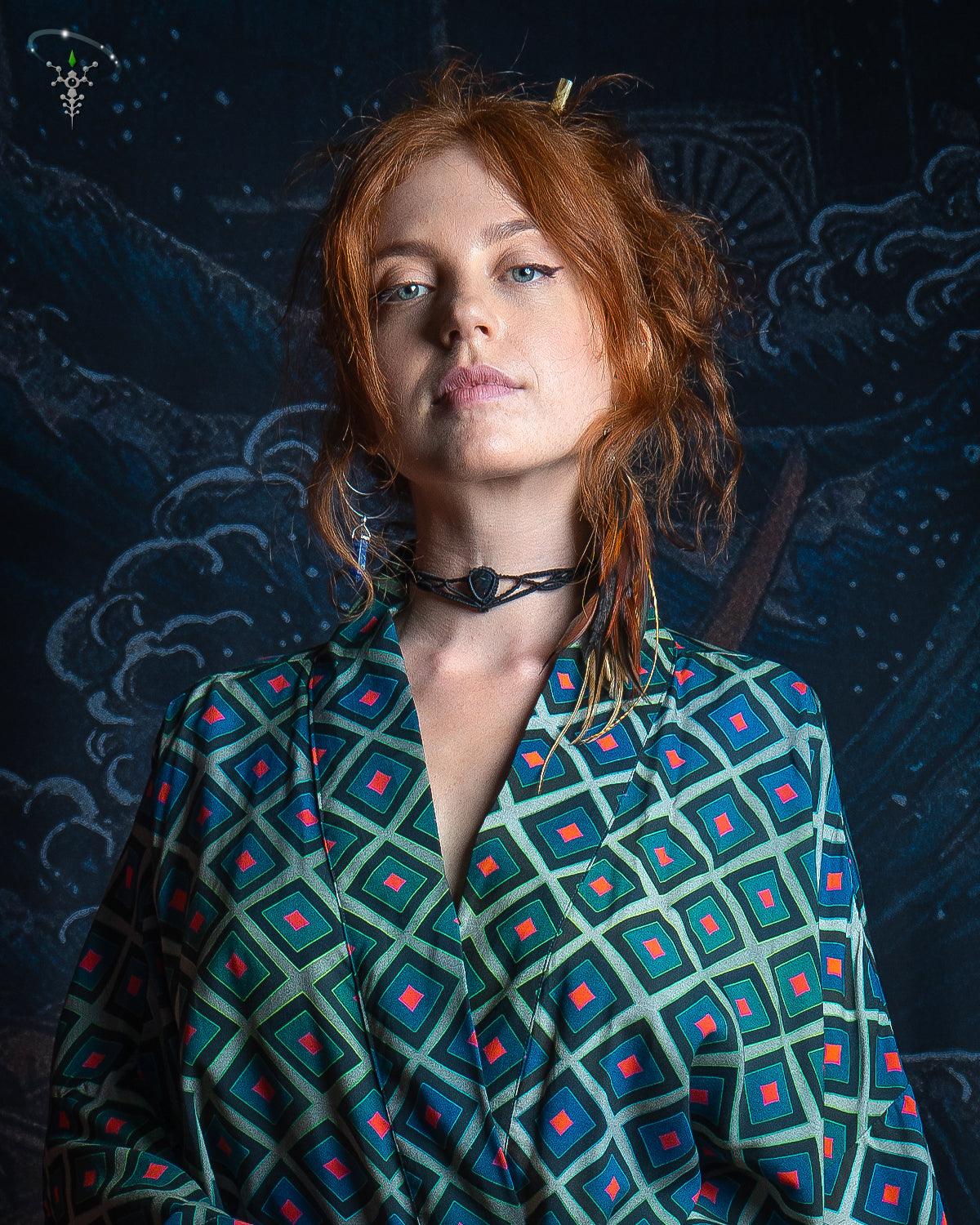 Japanese Kimono / Viscose - GURUCCI - Yacxilan Artwear