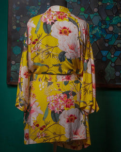 Japanese Kimono / Viscose - HAWAII BOMBAII - Yacxilan Artwear