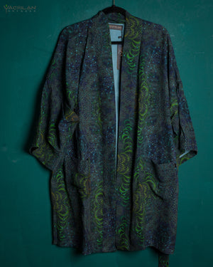 Kimono Long Chinese SILK - Blu ENTMOOT