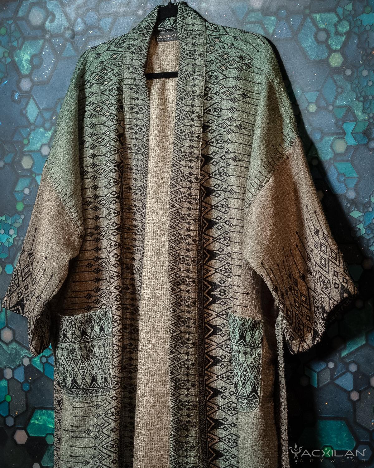 Japanese Kimono Long / Warm Chanel - BOHONI - Yacxilan Artwear