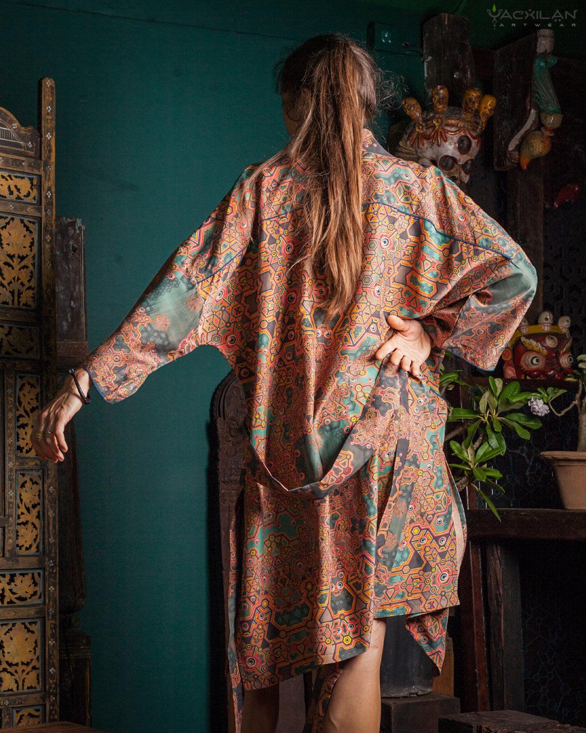 Japanese Kimono Long / Chinese SILK - ATLANTHEON Skin - Yacxilan Artwear