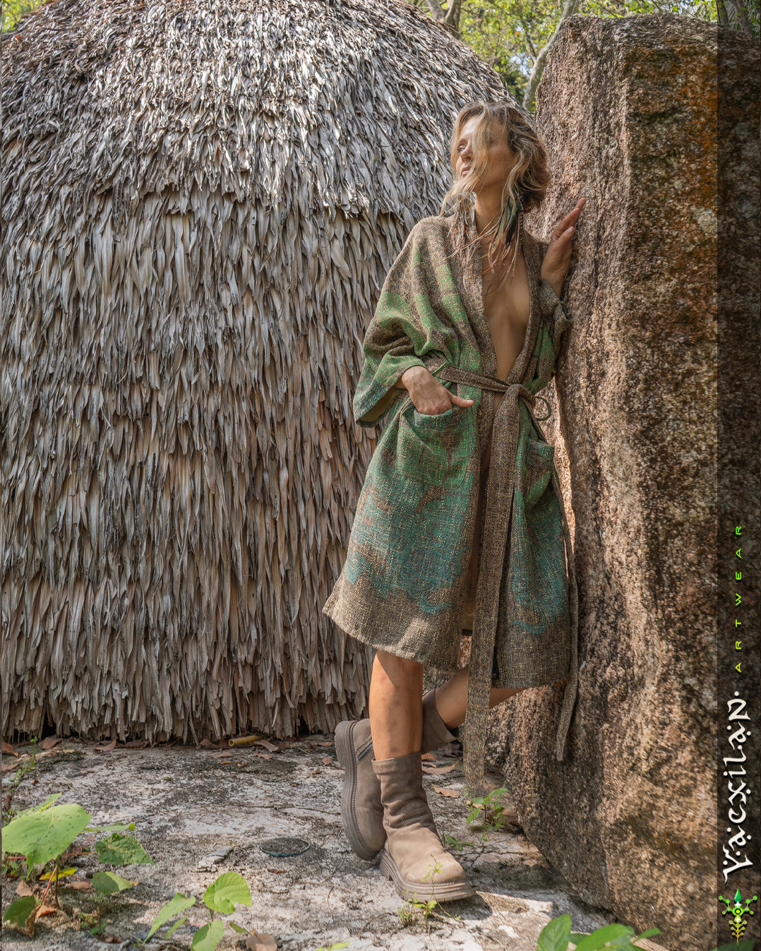 Classic Kimono / Mustard Chanel - JADEMAYANS LAGARTIKA