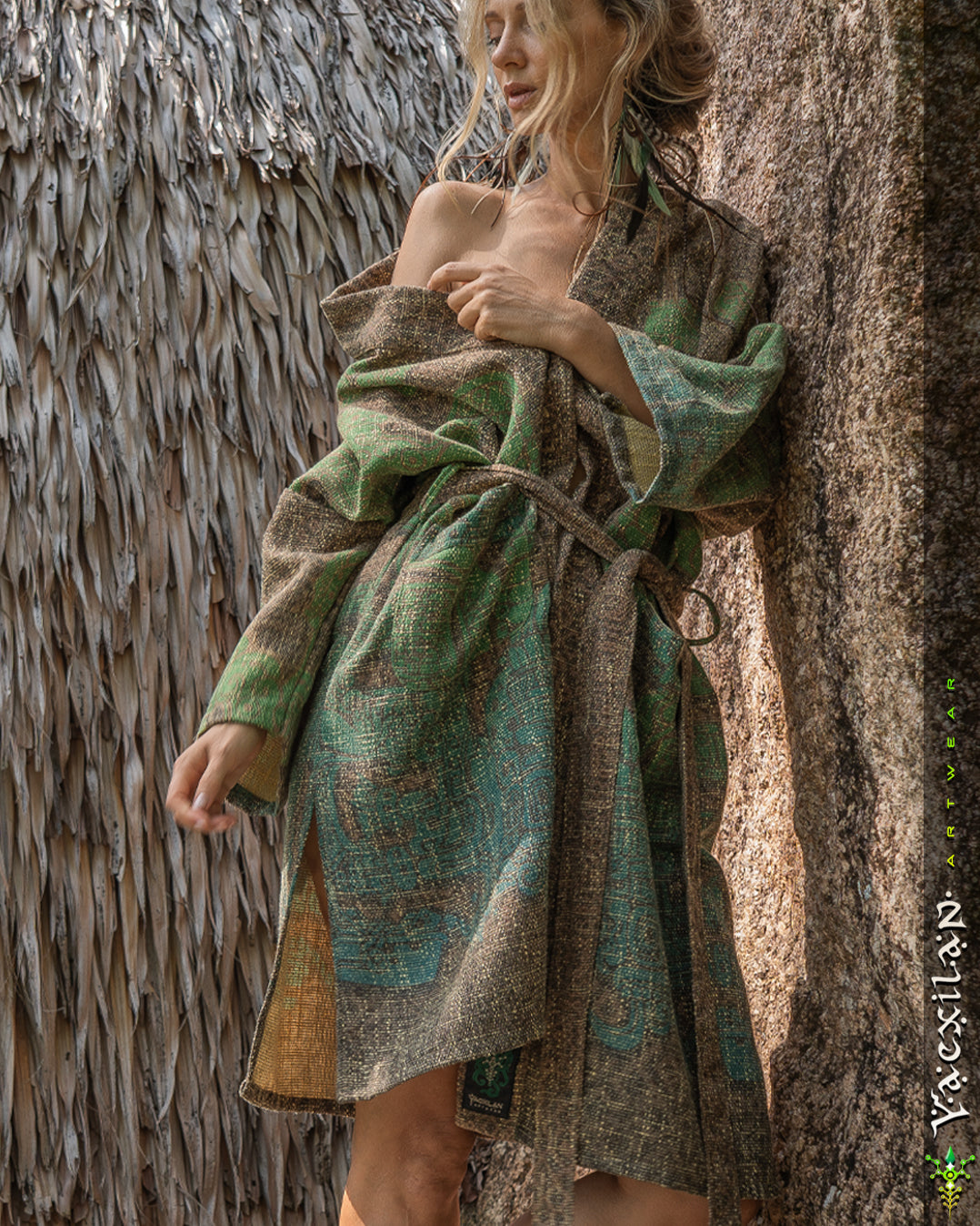 Classic Kimono / Mustard Chanel - JADEMAYANS LAGARTIKA