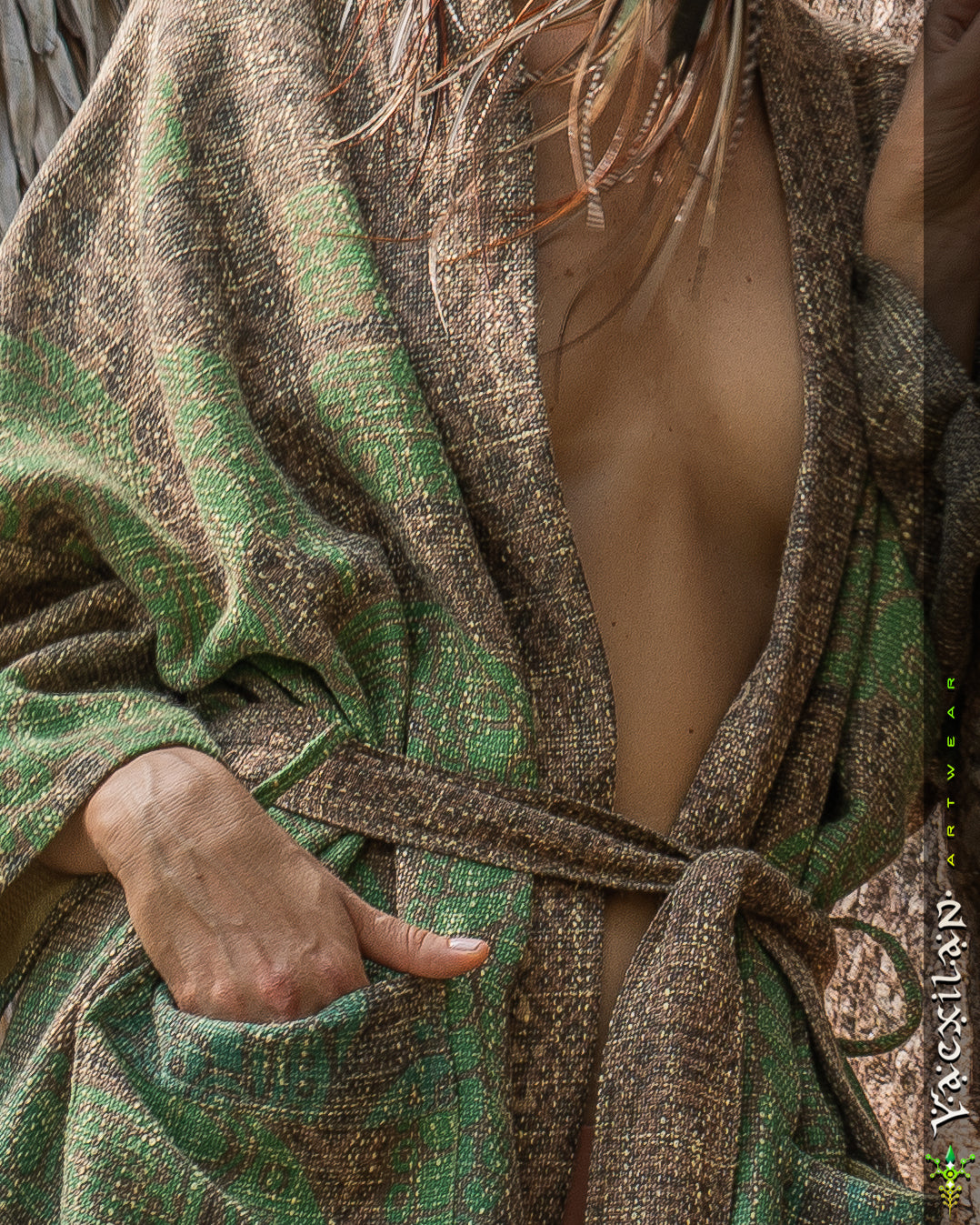 Classic Kimono / Mustard Chanel - JADEMAYANS LAGARTIKA