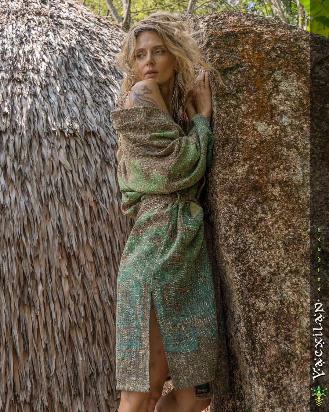 Classic Kimono / Mustard Chanel - JADEMAYANS LAGARTIKA