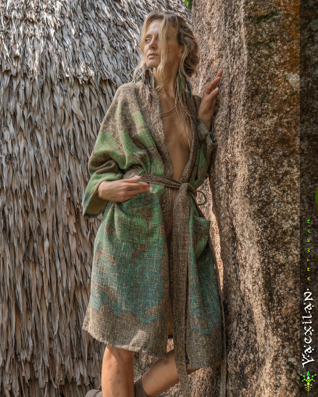 Classic Kimono / Mustard Chanel - JADEMAYANS LAGARTIKA