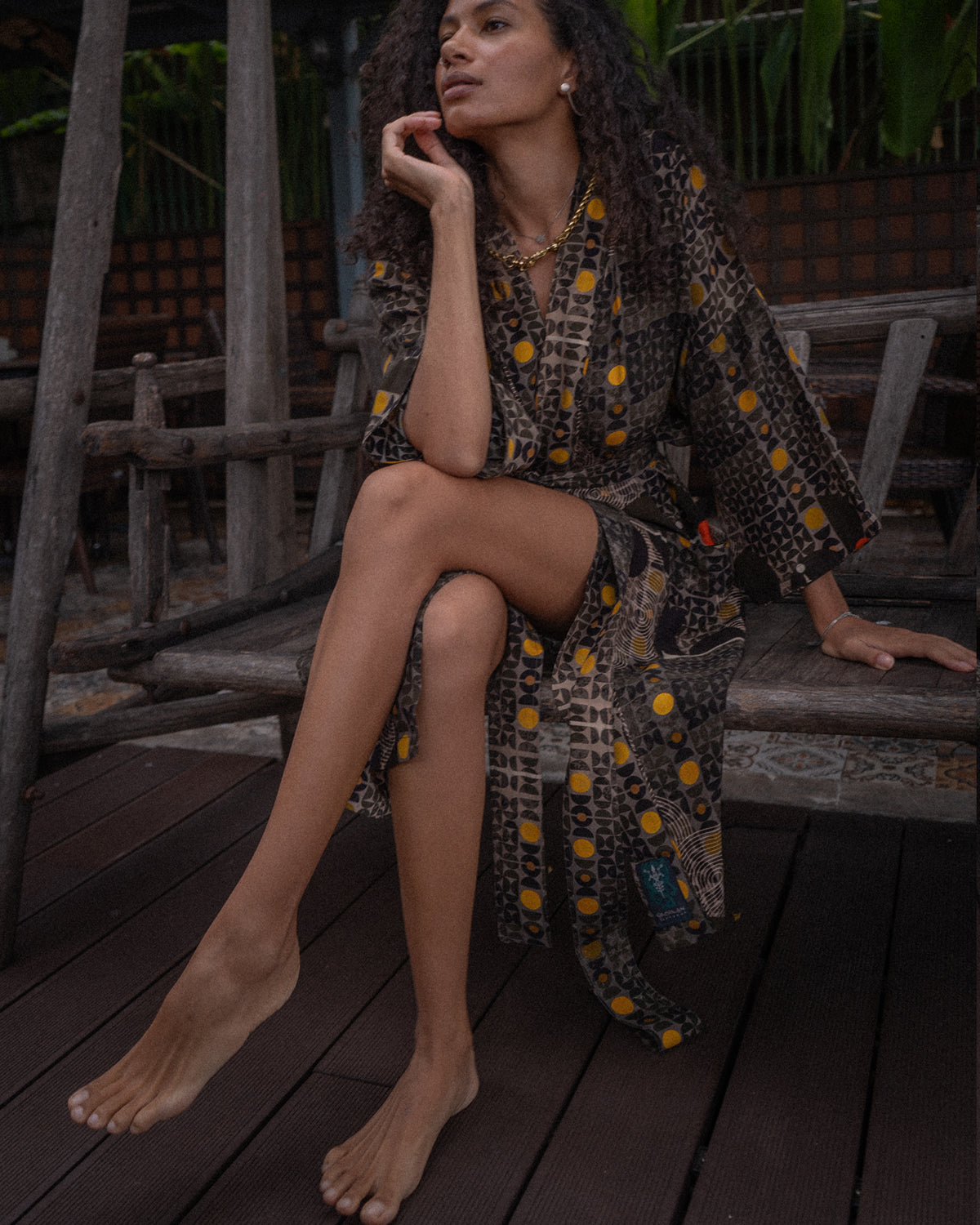 Classic Kimono / Chinese Silk  - KINGCACAO Plain