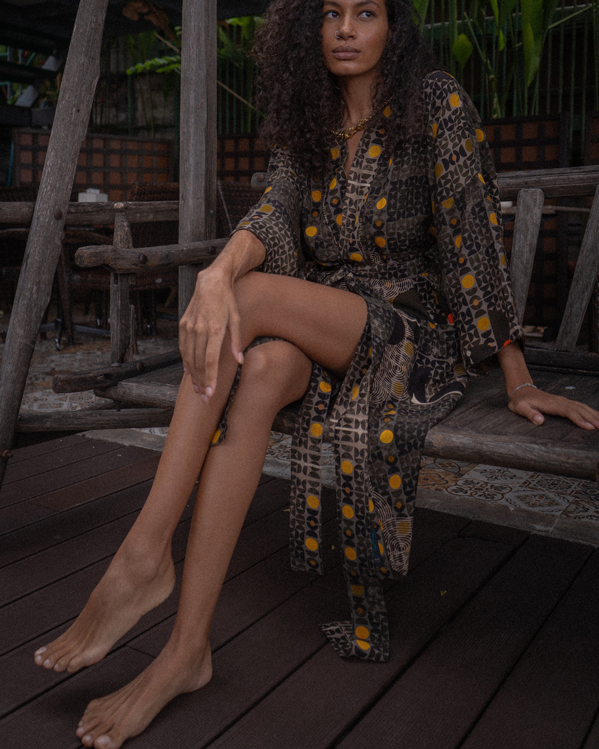 Classic Kimono / Chinese Silk  - KINGCACAO Plain