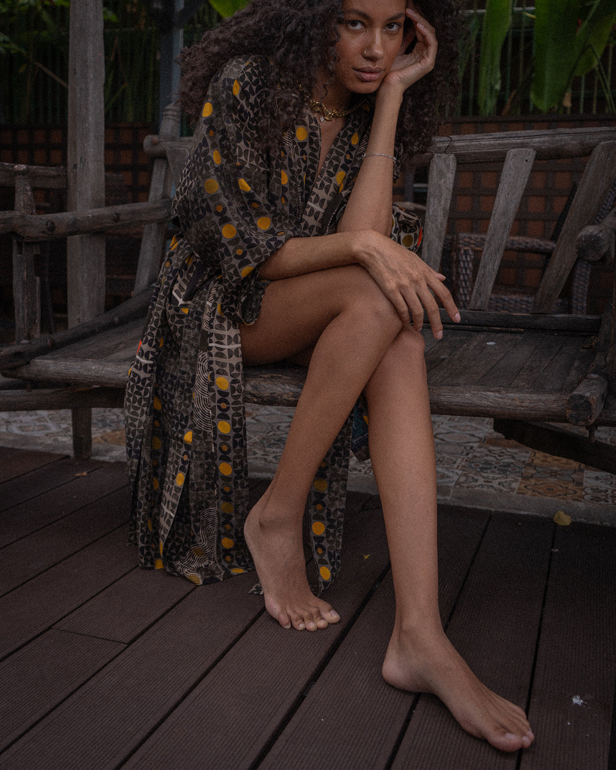 Classic Kimono / Chinese Silk  - KINGCACAO Plain