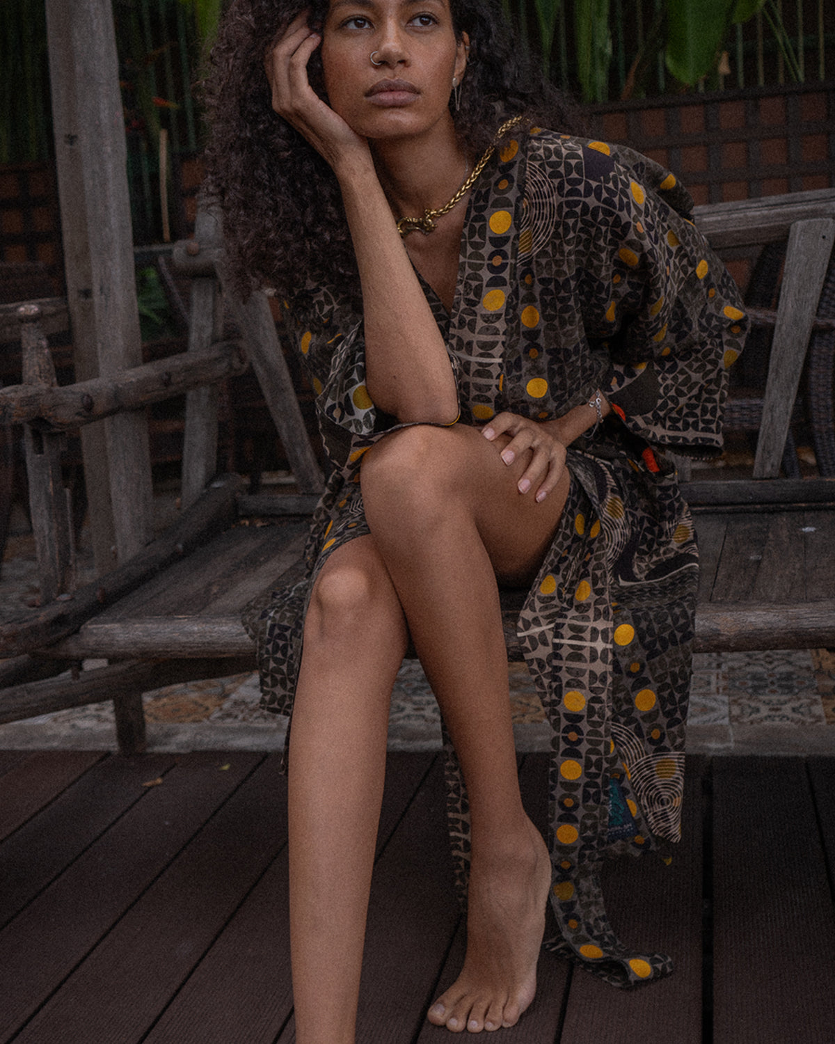 Classic Kimono / Chinese Silk  - KINGCACAO Plain