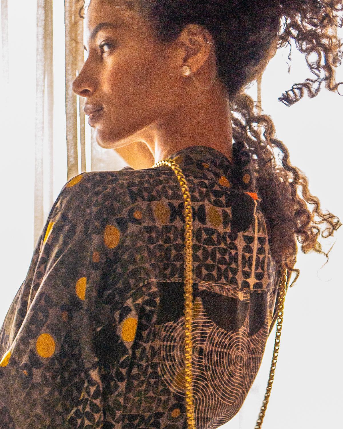 Japanese Kimono / Classic Chinese SILK - KINGCACAO Plain - Yacxilan Artwear