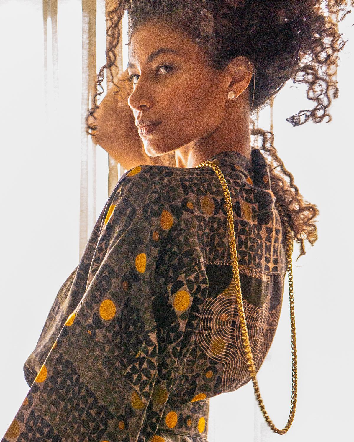 Japanese Kimono / Classic Chinese SILK - KINGCACAO Plain - Yacxilan Artwear