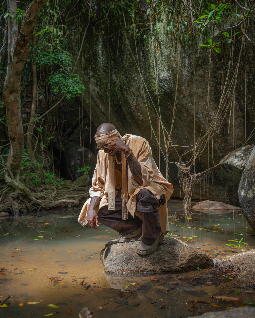 Classic Kimono / Chinese Silk  - REBIRTH OF IKARO Whitesands