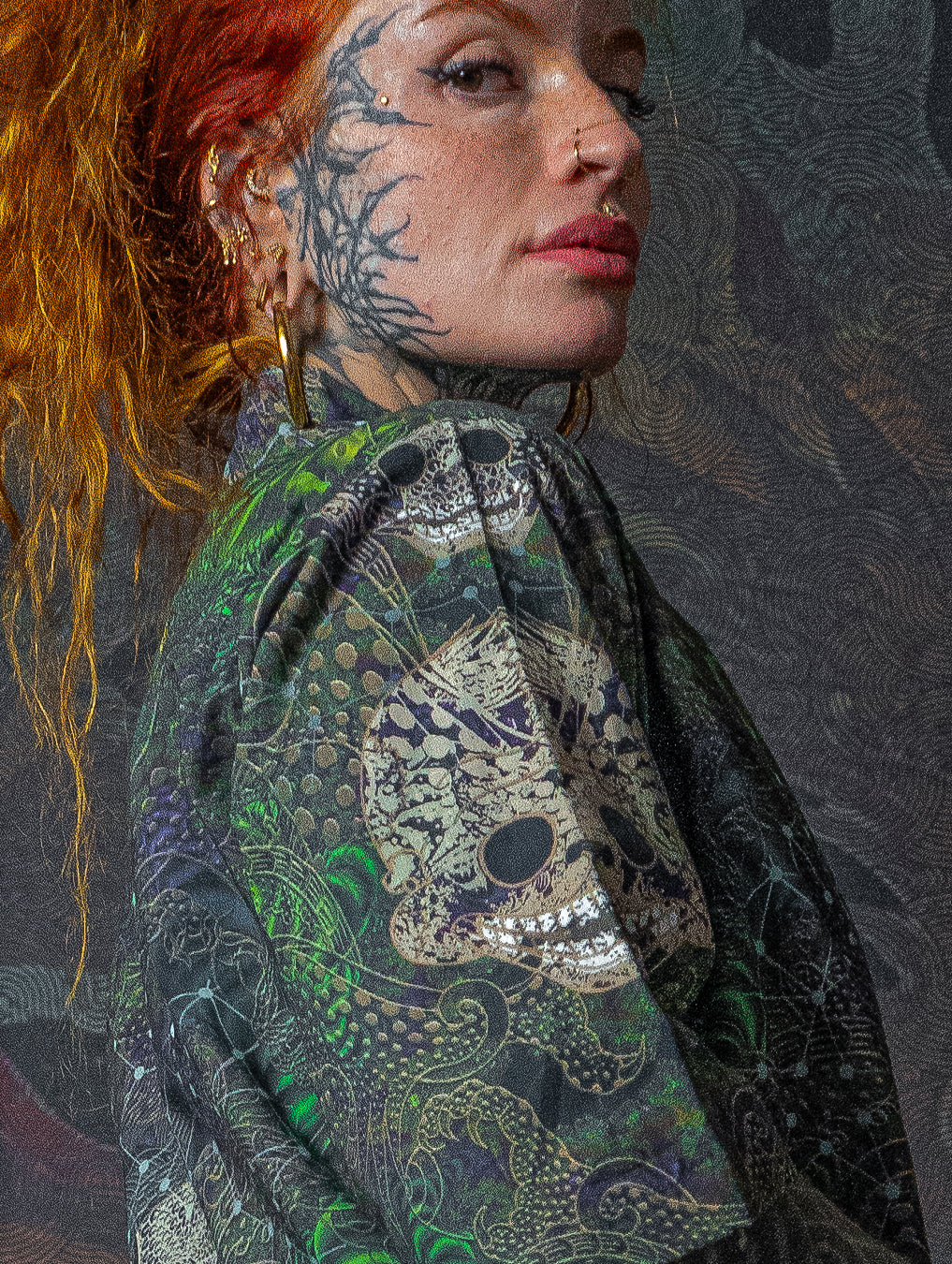 Open Kimono / Cotton - ENTMOOT SKULLS