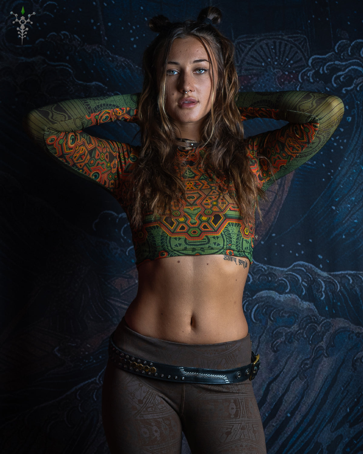 Crop-Top Longsleeve / Flatrib - ATLANTIS
