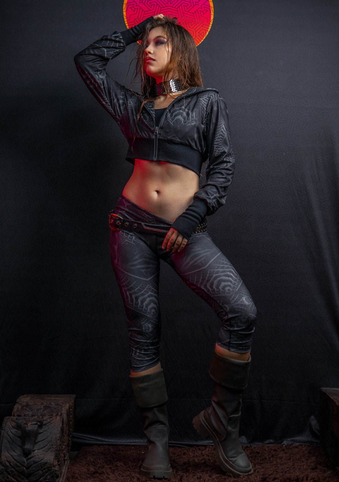 Leggings Capri / Flatrib - DARK SANDOKAN