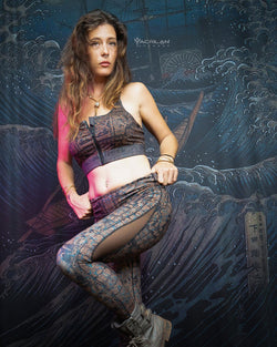 Leggings Woman / SportWear Slant - ELDERS - Yacxilan Artwear