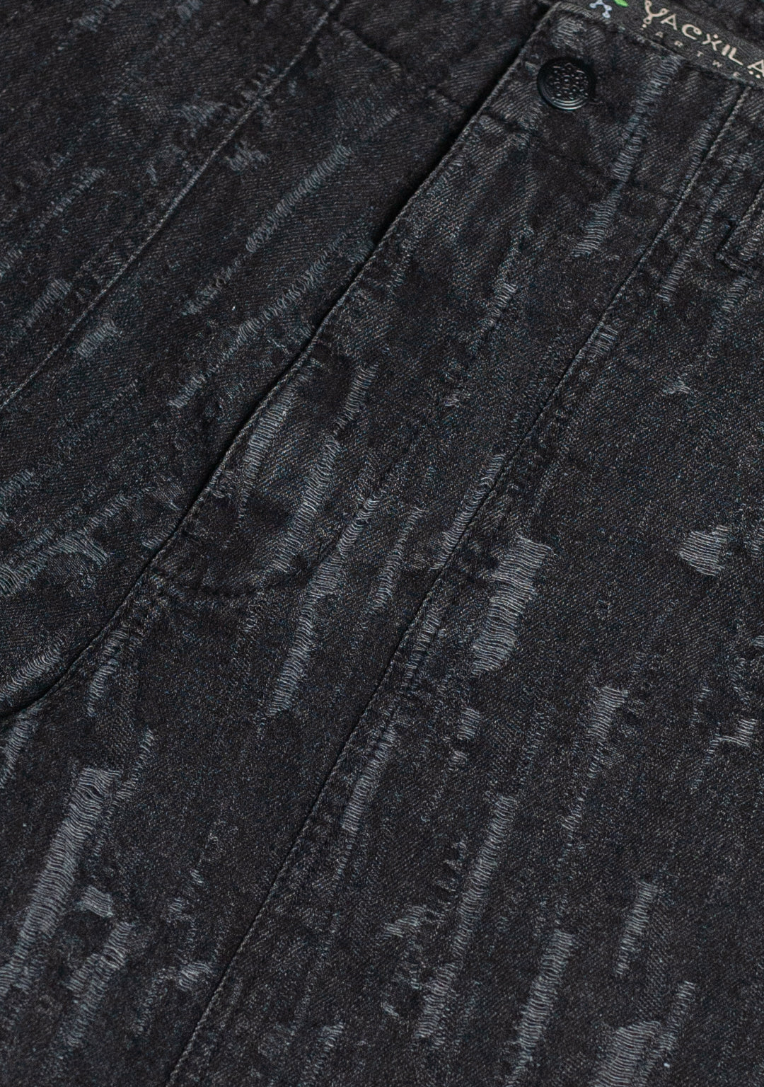 Pants Men / Loose Fit Denim / Stonewashed - BLAKPUNK Distressed