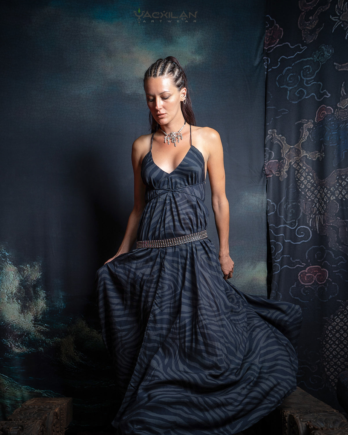Triangle Long Dress / Bamboo - TIGRIS