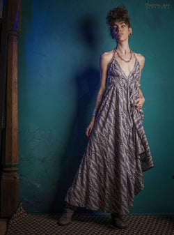 Long Dress / Viscose - JAWS - Yacxilan Artwear