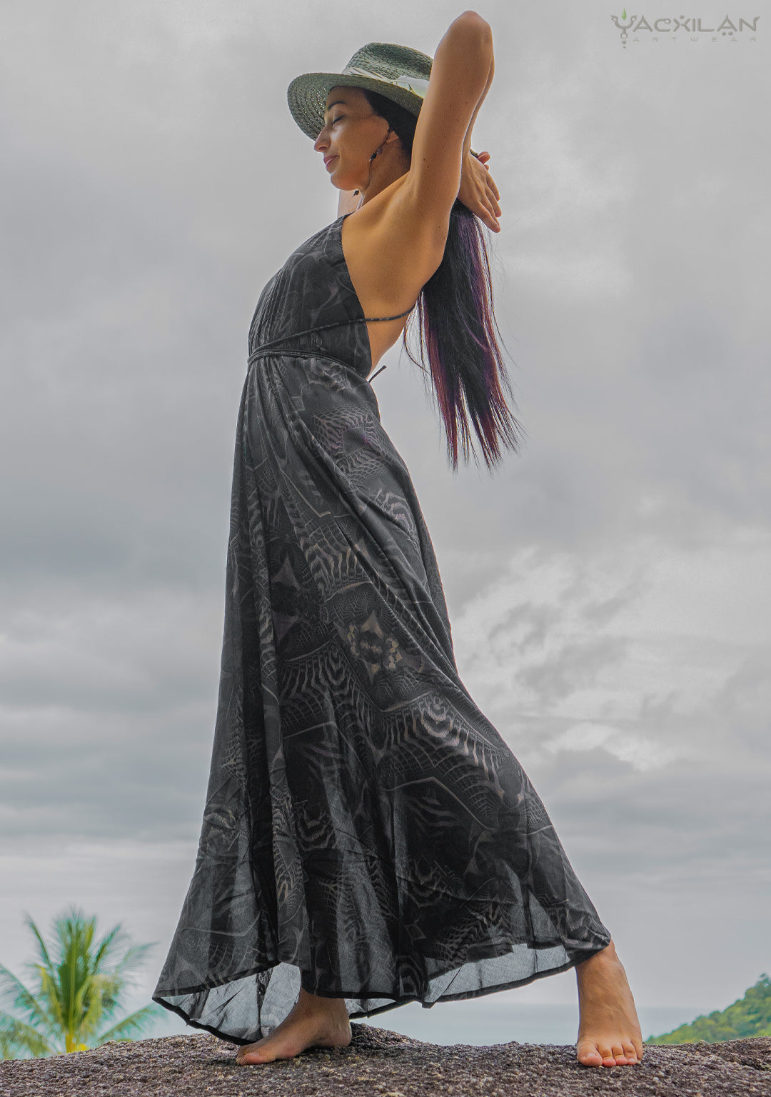 Triangle Long Dress / Bamboo - DARK SANDOKAN